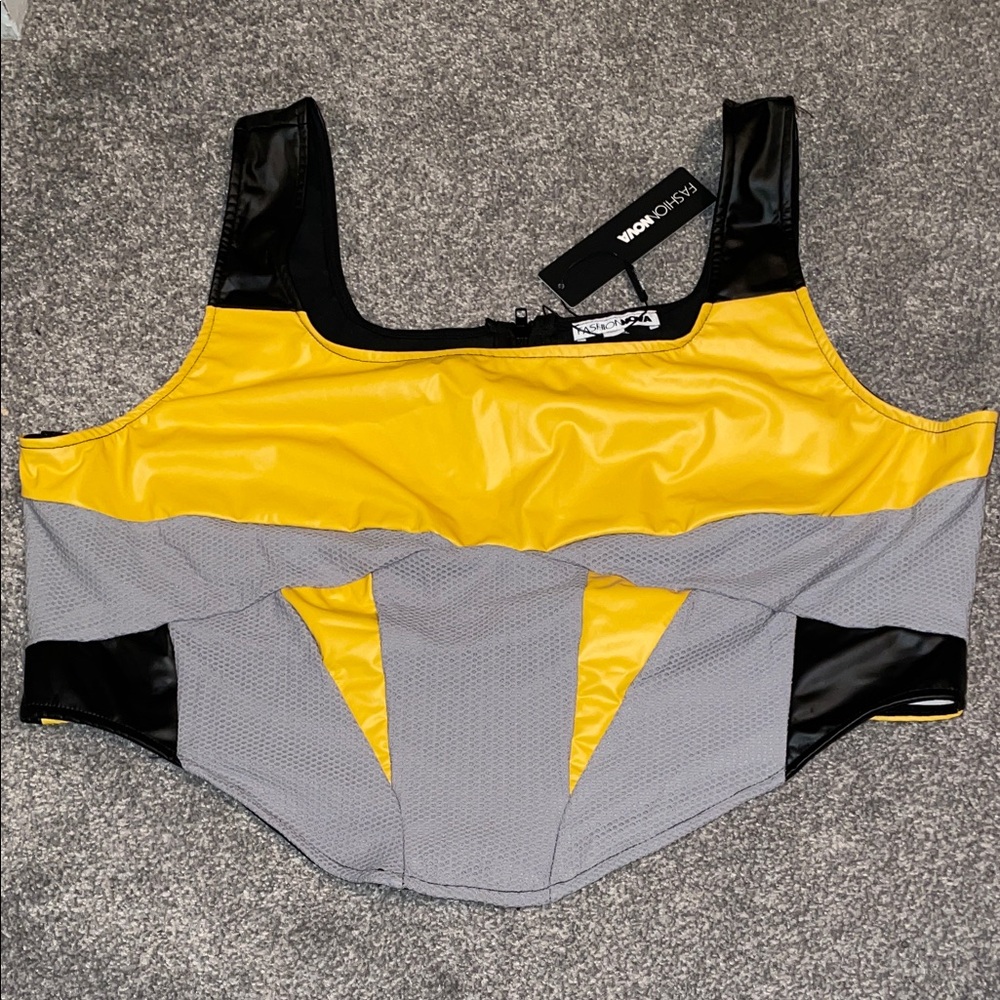 Yellow and Gray Women's shirt